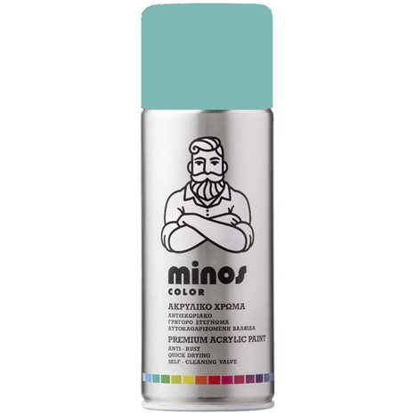 Minos Color Spray Ral 6027 Τυρκουάζ 400ml