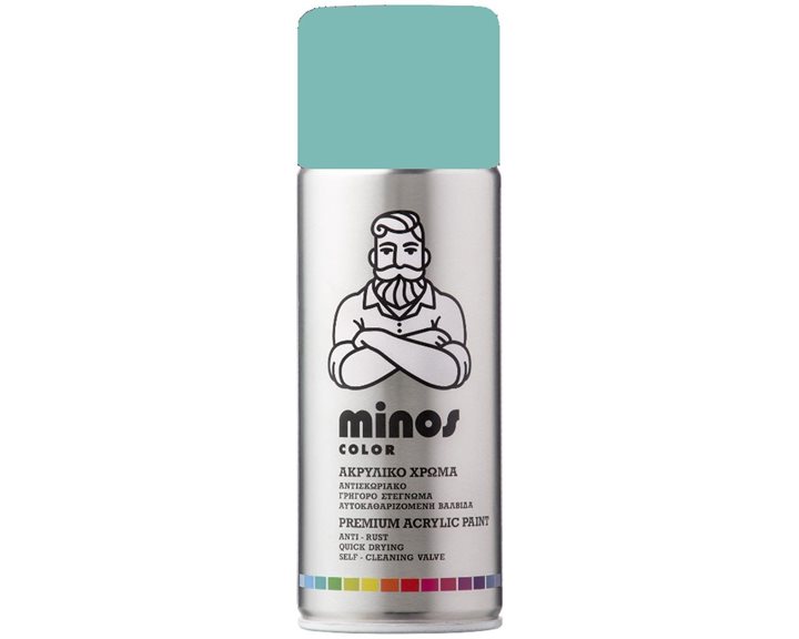 Minos Color Spray Ral 6027 Τυρκουάζ 400ml
