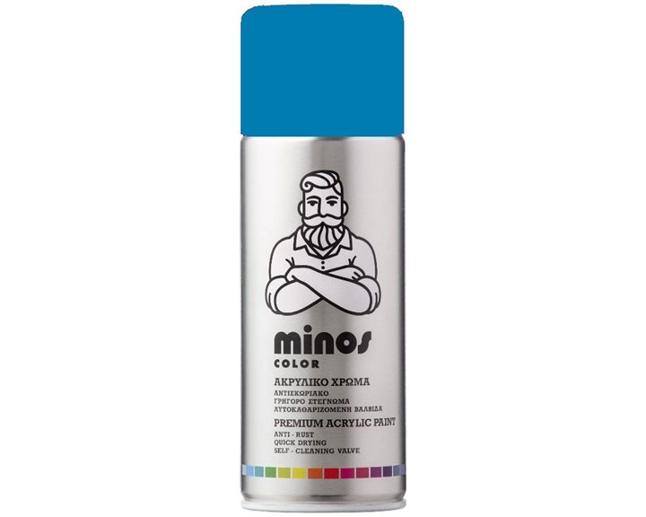 Minos Color Spray RAL 5015 Γαλάζιο Ουρανού 400ml