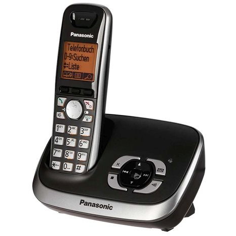 Ασύρματο Τηλέφωνο Panasonic KX-TG6521GB Black (KX-TG6521GB) (PANKX-TG6521GB)
