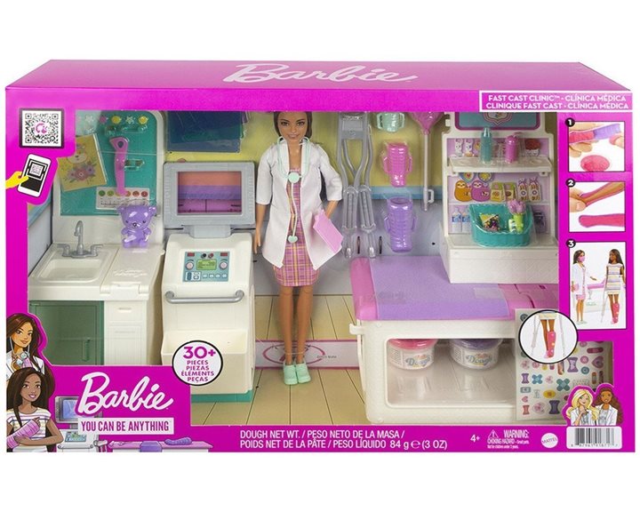 Mattel Barbie You can be Anythihg: Κλινική Σέτ με Κούκλα GTN61