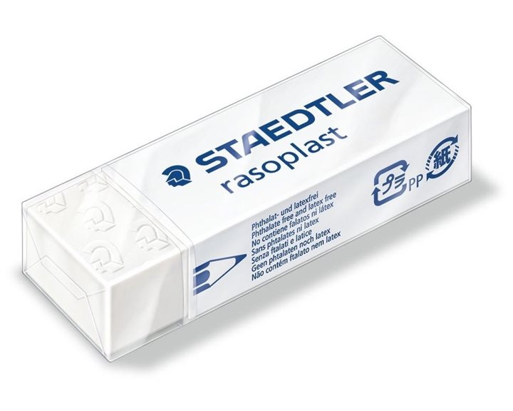 Γόμα Λευκή Staedtler Rasoplast Λευκή B20 526