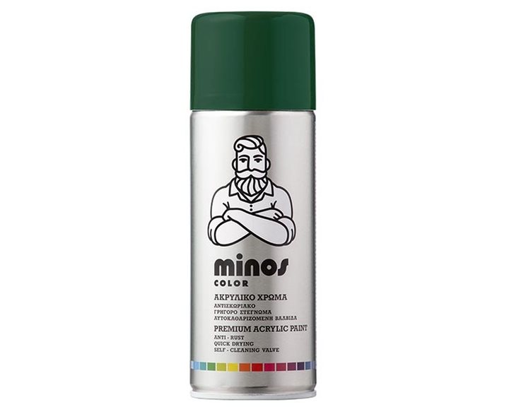 Minos Color Spray RAL 6009 Πράσινο Ελάτης 400ml