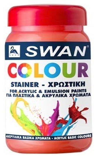 SWAN COLOUR ΒΑΣΙΚΟ ΚΟΚΚΙΝΟ 375 ml (7240)