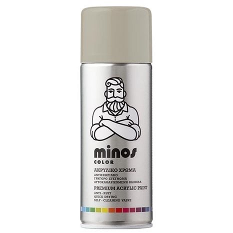 Minos Color Spray RAL 7032 Γκρι Βοτσάλου 400ml