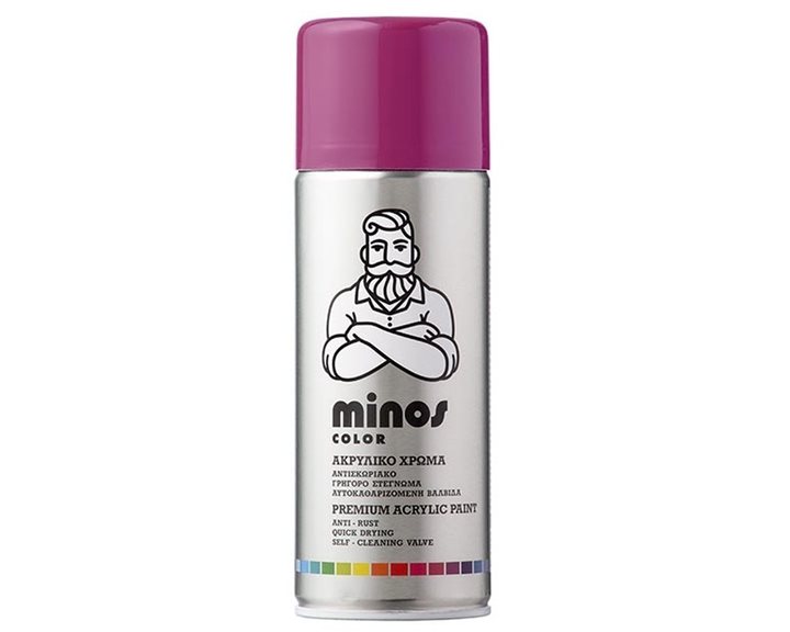 Minos Color Spray RAL 4006 Μωβ 400ml