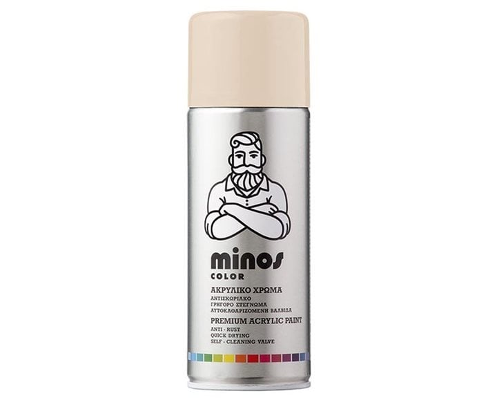 Minos Color Spray RAL 1015 Ανοιχτό Μπεζ 400ml