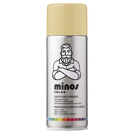Minos Color Spray RAL 1014 Μπεζ 400ml