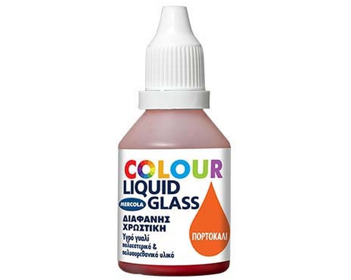 Liquid Glass Colour 30ml Πορτοκάλι (3494)