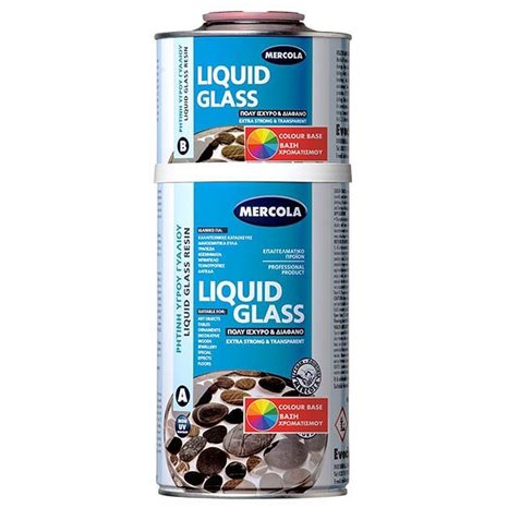 Liquid Glass Colour Base 1kg Σετ (1898)
