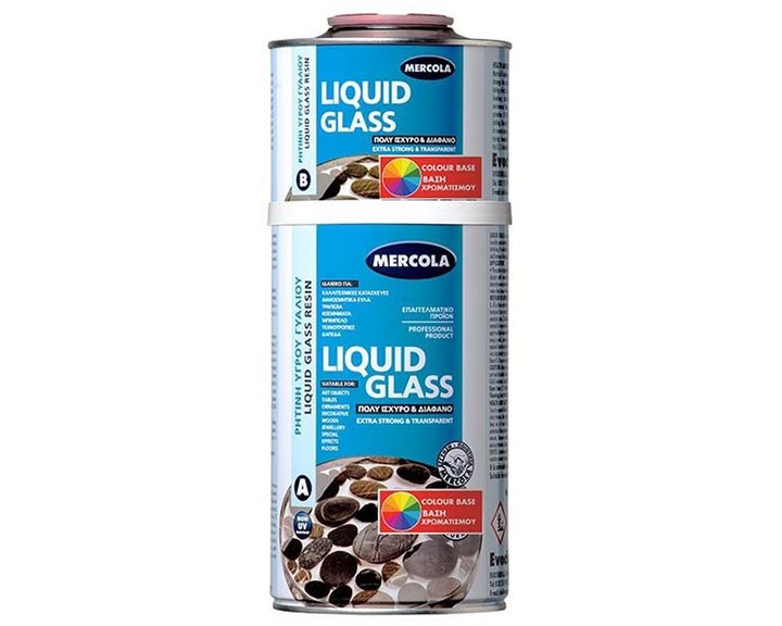 Liquid Glass Colour Base 1kg Σετ (1898)
