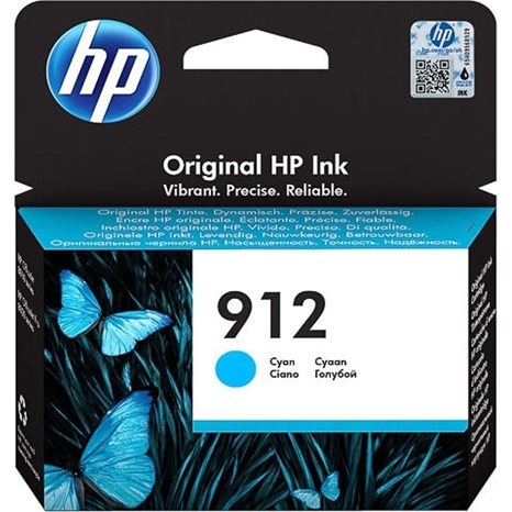 Μελάνι HP No.912 Cyan (3YL77AE)