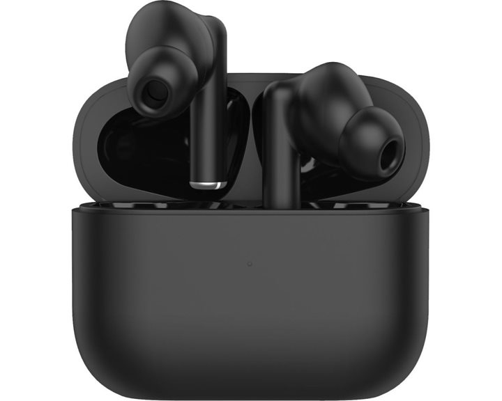 LAMTECH BLUETOOTH 5.3 TWS EARPHONES WITH CHARGING DOCK BLACK