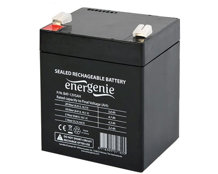 ENERGENIE LEAD BATTERY FOR UPS 12V 5 AH