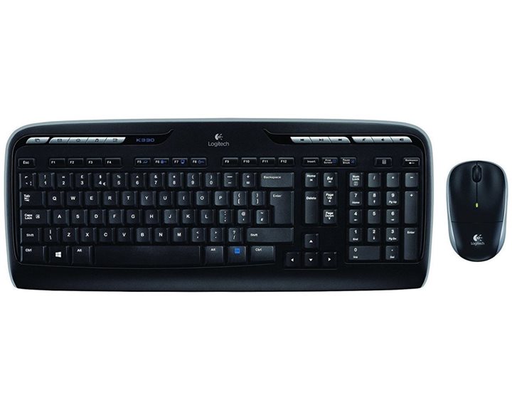 Logitech MK330 Desktop Combo GR (Black, Wireless) (LOGMK330)