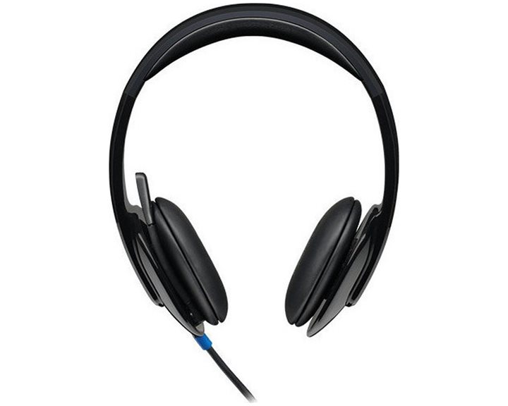 Logitech H540 Headset (Black, Wired USB)
