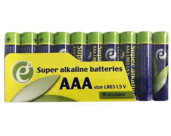 ENERGENIE SUPER ALKALINE AAA BATTERRY 10PACK