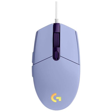 Logitech Gaming Mouse G102 LightSync RGB Lilac (910-005854) (LOGG102LIL)