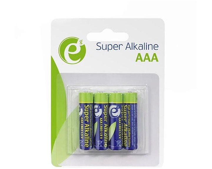Energenie Alkaline AAA Batteries 4-Pack