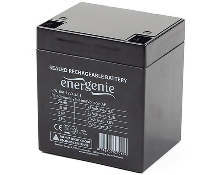 ENERGENIE LEAD BATTERY FOR UPS 12V 4,5AH