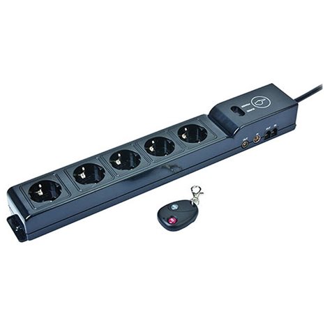 ENERGENIE REMOTE CONTROLLED 5 SOCKET SURGE PROTECTOR EXTRA PROTECTION
