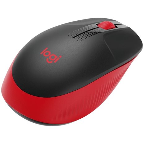 Logitech M190 Full-Size Wireless Mouse Red (910-005908)
