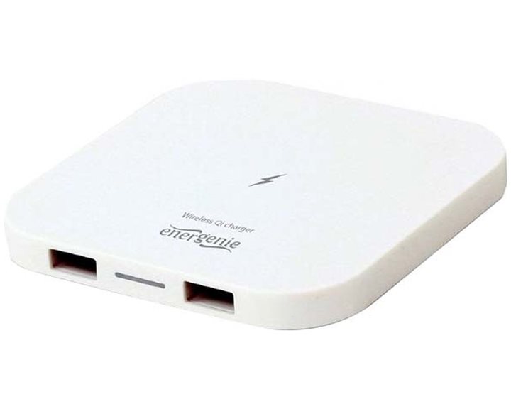 ENERGENIE WIRELESS QI 3,0 FAST CHARGER SQUARE WHITE 5W
