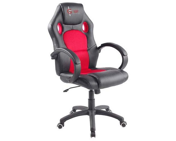 LAMTECH GAMING CHAIR B.RED KRONOS