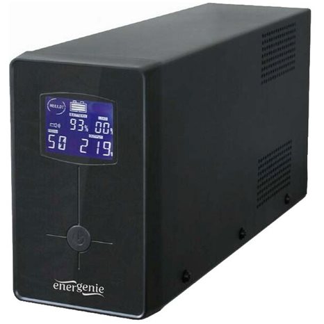 ENERGENIE UPS WITH USB AND LCD DISPLAY 1200 VA BLACK