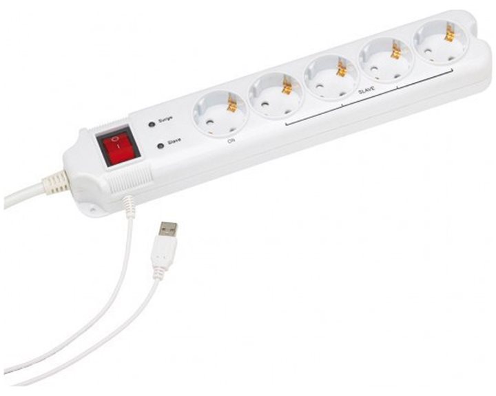 ENERGENIE SURGE PROTECTOR WITH MASTER SLAVE FUNCTION WHITE
