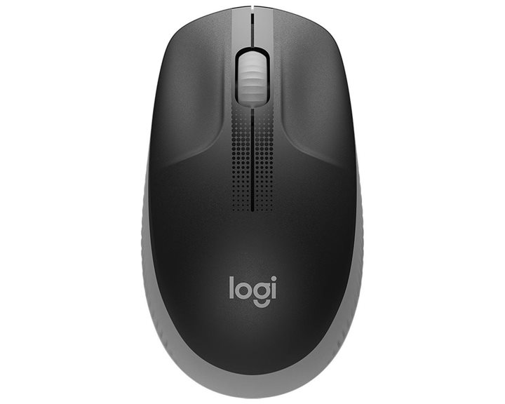 Logitech M190 Full-Size Wireless Mouse Grey (910-005906)