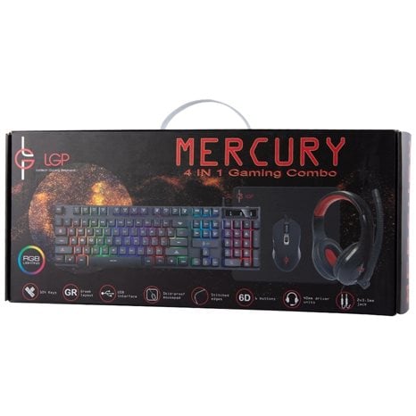 LAMTECH 4 IN 1 RGB GAMING COMBO SET (KEYBOARD-MOUSE-HEADSET-MOUSEPAD) MERCURY
