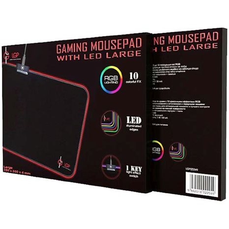 LAMTECH GAMING MOUSEPAD WITH LED FX LARGE