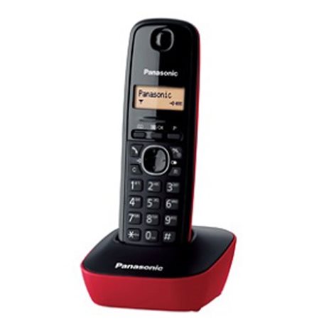 Ασύρματο Τηλέφωνο Panasonic KX-TG1611GRR Black-Red (KX-TG1611GRR) (PANKXTG1611GRR)