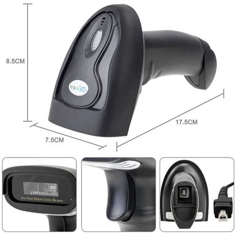 NETUM 3 IN 1 1D CCD WIRELESS BARCODE READER
