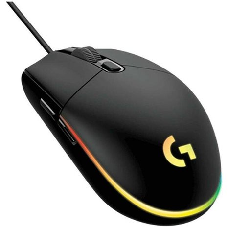 Logitech Gaming Mouse G102 Lightsync Black (910-005823) (LOGG102LS)
