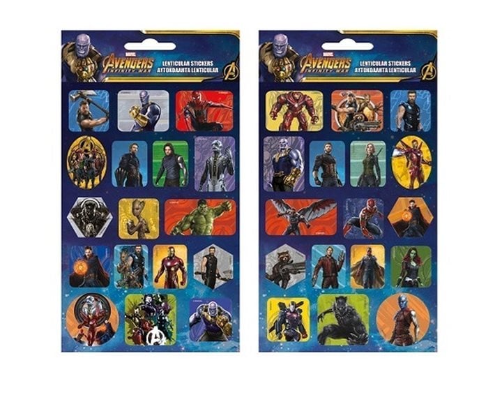 Αυτοκόλλητα Ανάγλυφα Gim Avengers 777-53915