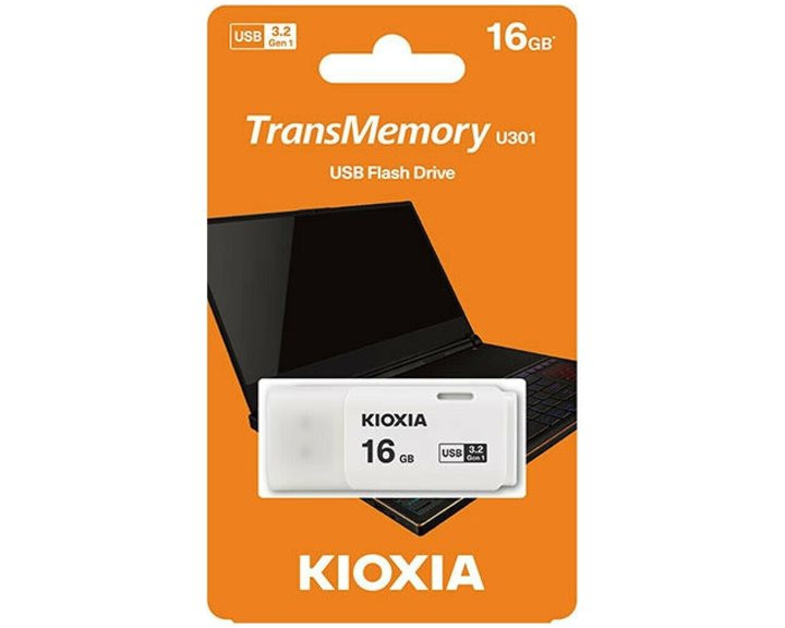 FLASH DRIVE KIOXA U301 16GB USB 3.2 LU301W016GG4
