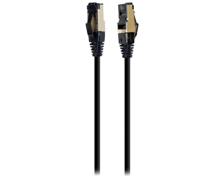 CABLEXPERT S/FTP CAT. 8 LSZH PATCH CORD BLACK 0.25M