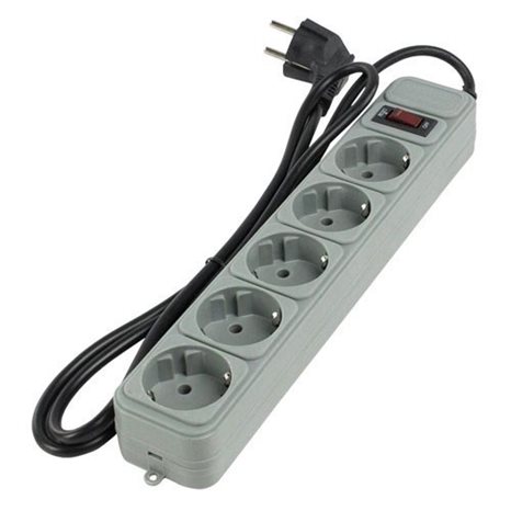 GEMBIRD SURGE PROTECTOR 5 SOCKETS 1.8m WHITE
