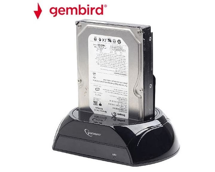 GEMBIRD USB3.0 DOCKING STATION FOR SATA DARD DRIVES BLACK