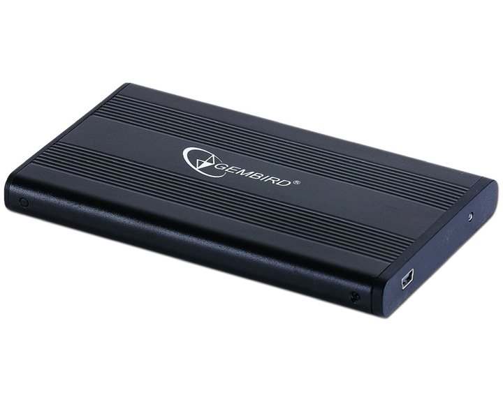 GEMBIRD EXTRENAL USB 2 ENCLOSURE FOR 2,5' SATA HDDs MINI-USB 5pin CONNECTOR