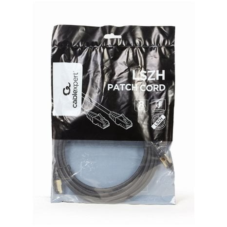 CABLEXPERT S/FTP CAT. 8 LSZH PATCH CORD BLACK 5M