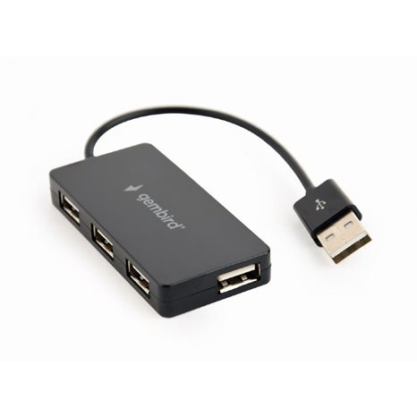 Gembird Usb Hub 4-Port Black