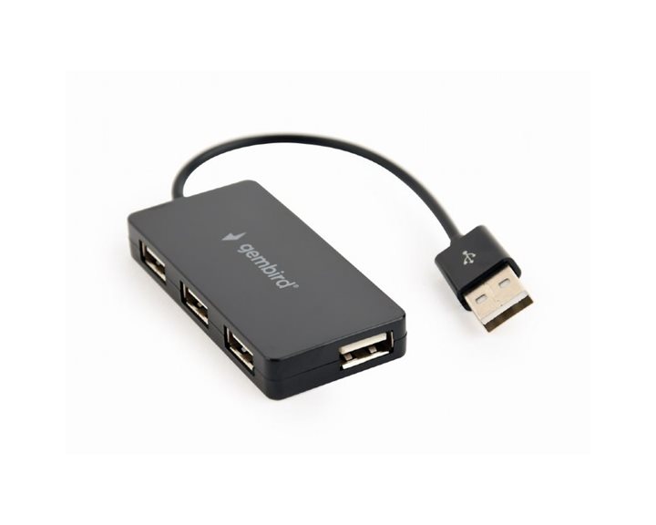 Gembird Usb Hub 4-Port Black