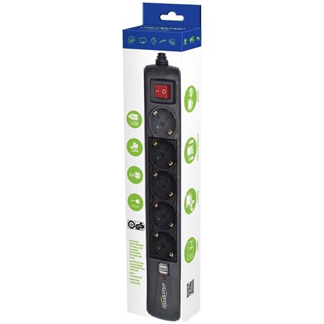 ENERGENIE SURGE PROTECTOR 5 SOCKETS 3M