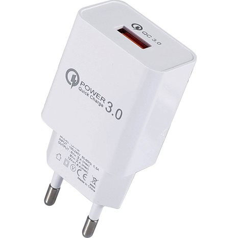 Lamtech Quick Charger USB3.0 18W White