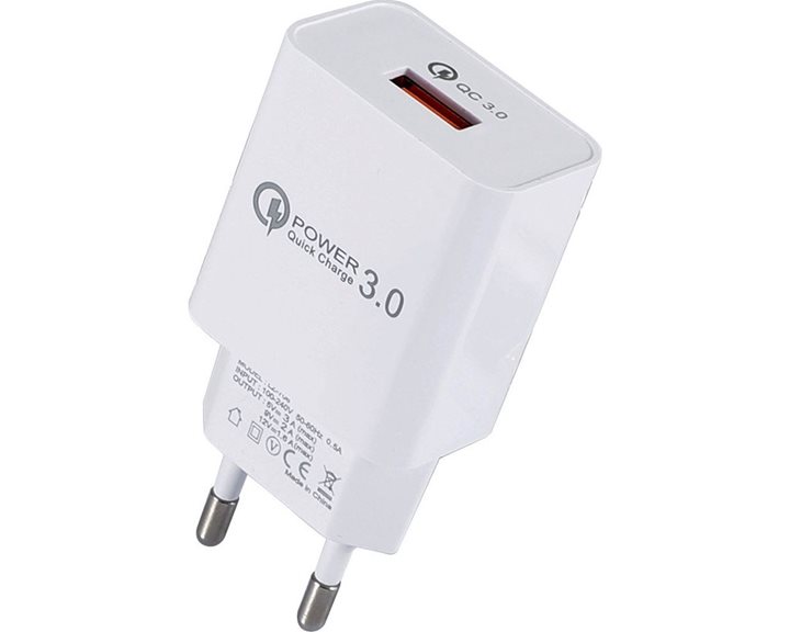 Lamtech Quick Charger USB3.0 18W White