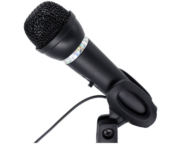 GEMBIRD CONDENSER MICROPHONE WITH DESK-STAND BLACK