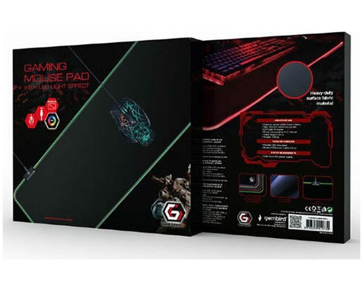 GEMBIRD GAMING MOUSE PAD WITH LED LIGHT FX EXTRA LARGE 300 x 800